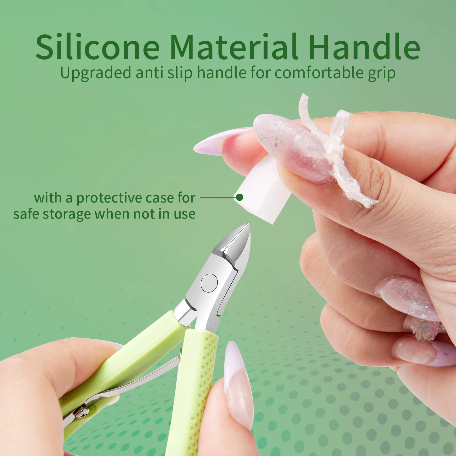 Nouveau Ciseaux à cuticules pour ongles, dissolvant de manucure, pinces à peau morte, coupe-cuticule