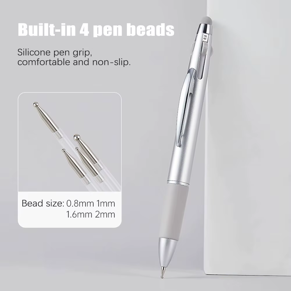 Outils de nail art 6 en 1 : Disque de pointillage, Outils de pointillage pour ongles, Outil de peint