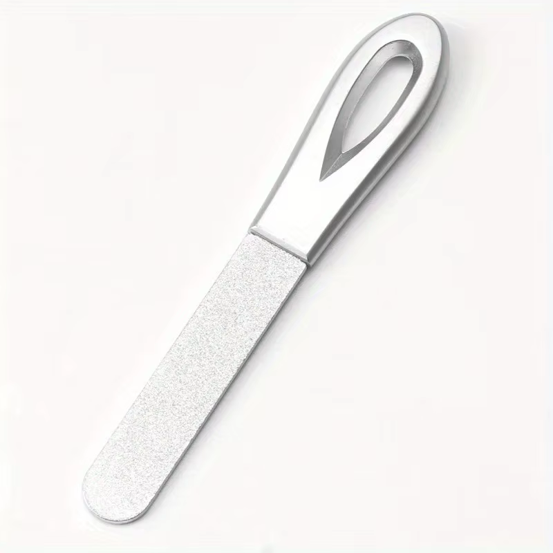 Lime à ongles en acier inoxydable, grain diamant, durable et hypoallergénique, pour les ongles des d