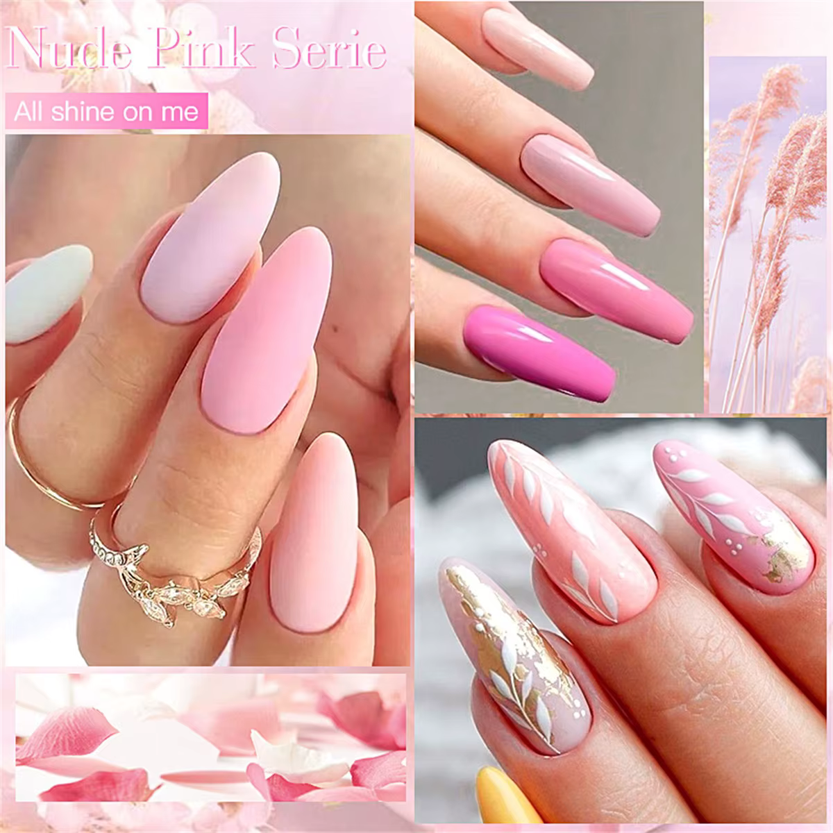 6 pièces Gel vernis à ongles ensemble HEMA gratuit 7ml Semi Permanent tremper UV Gel vernis Nail Art