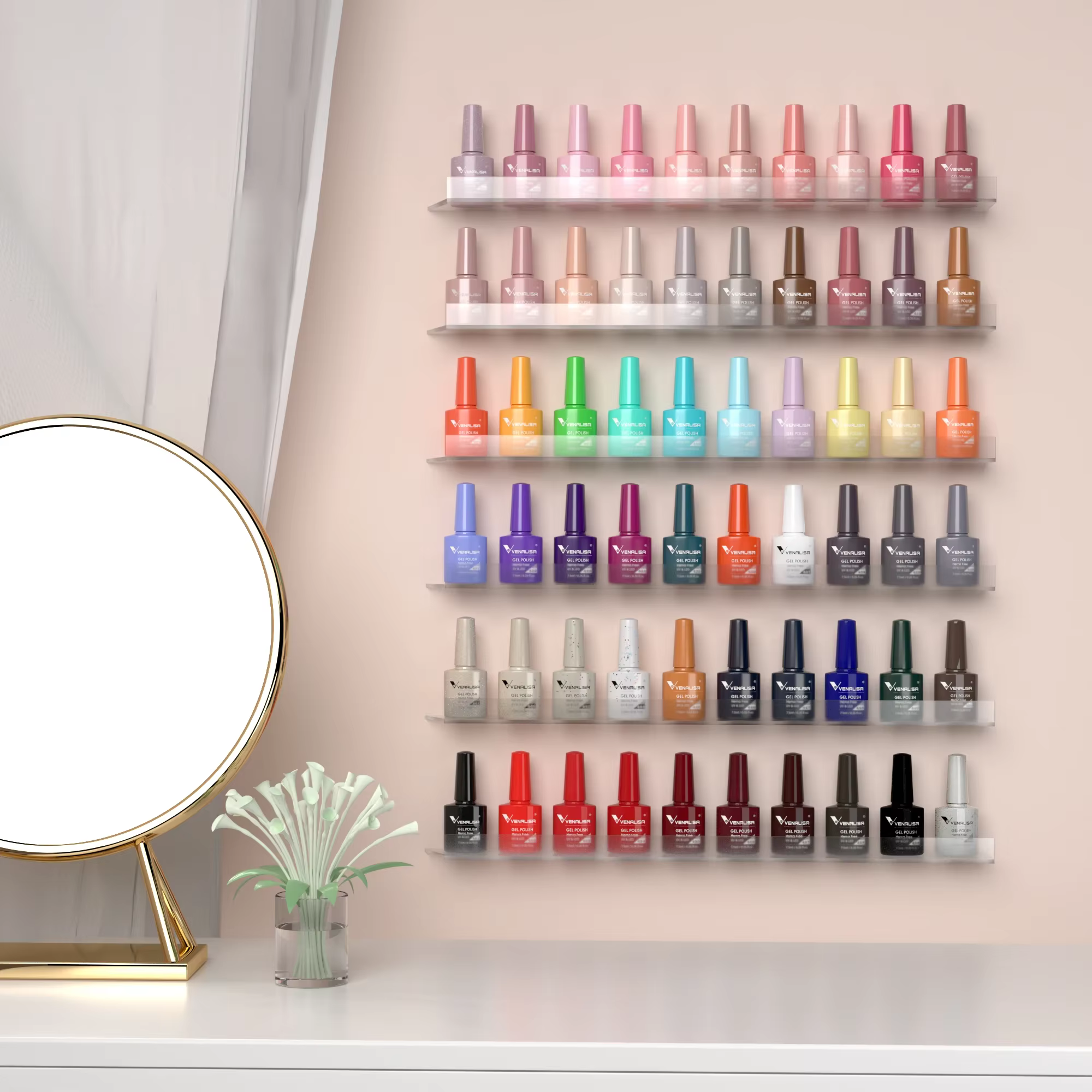 Venalisa VIP4 vernis à ongles HEMA/TPO gratuit couverture complète belle Semi permanente tremper UV