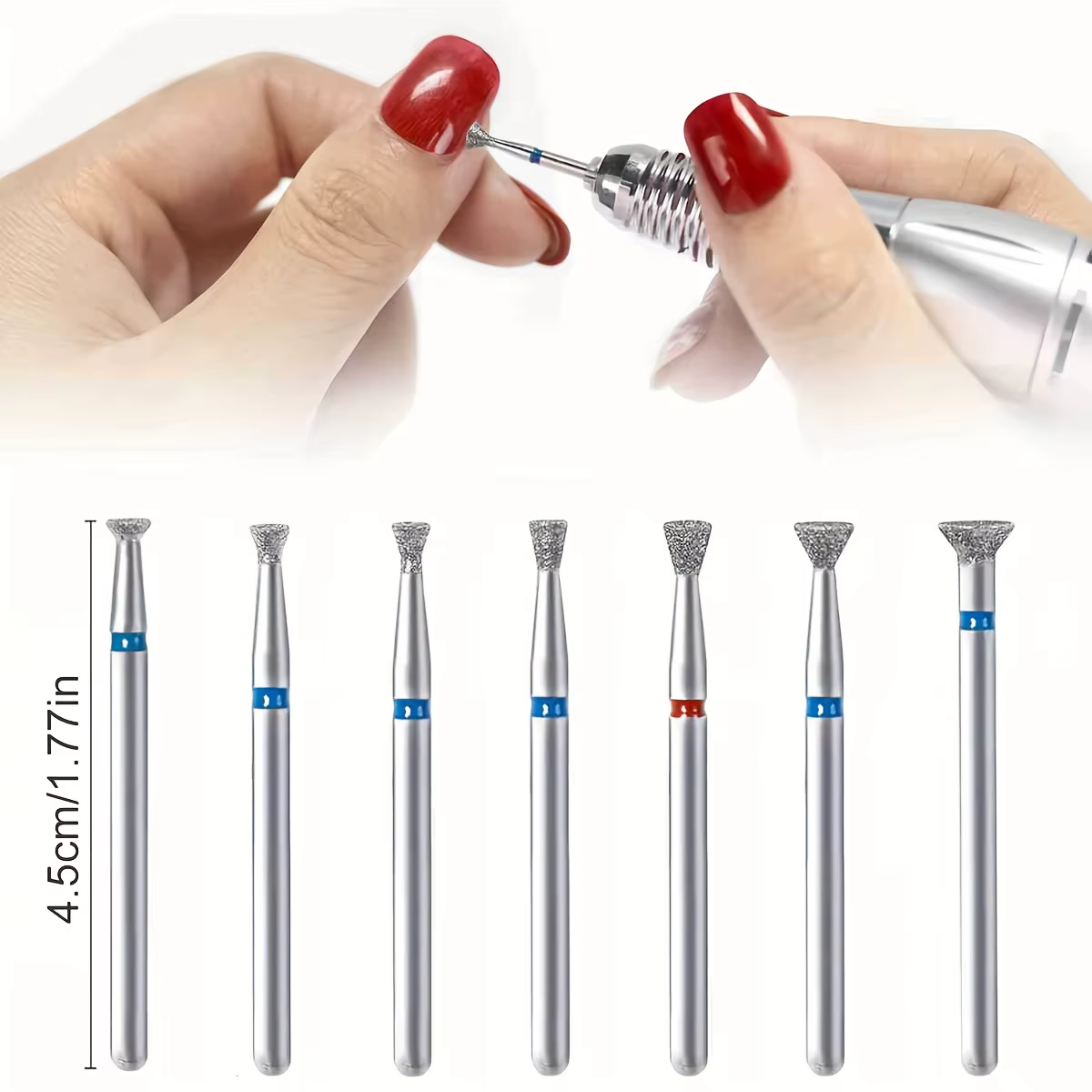 CuemployClean-Foret à ongles pour enlever le débordement, outil de colle, traitement des bords des o