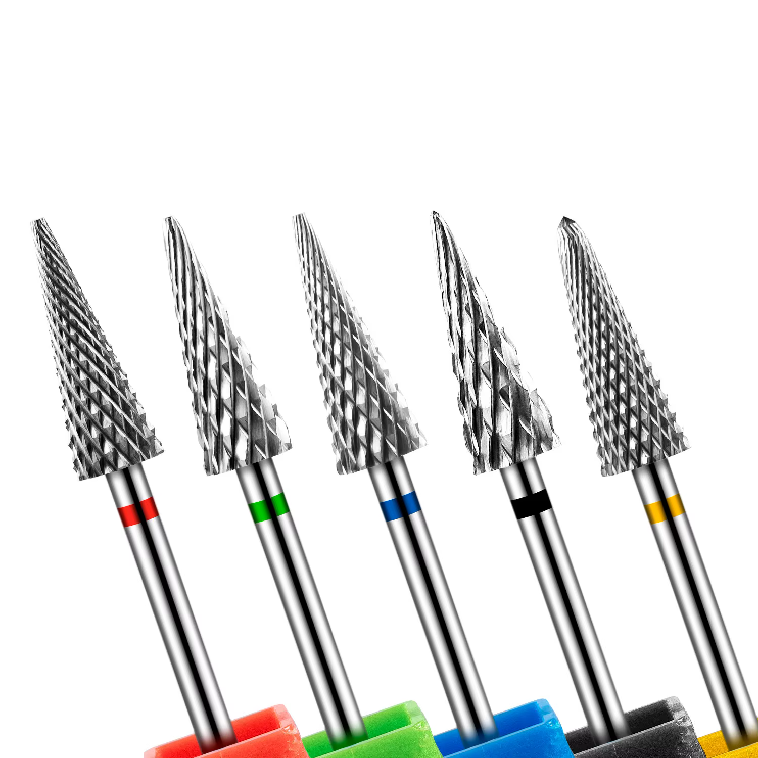 Forets à ongles en carbure de tungstène, pointe électrique, accessoire de manucure, fraises pour dis