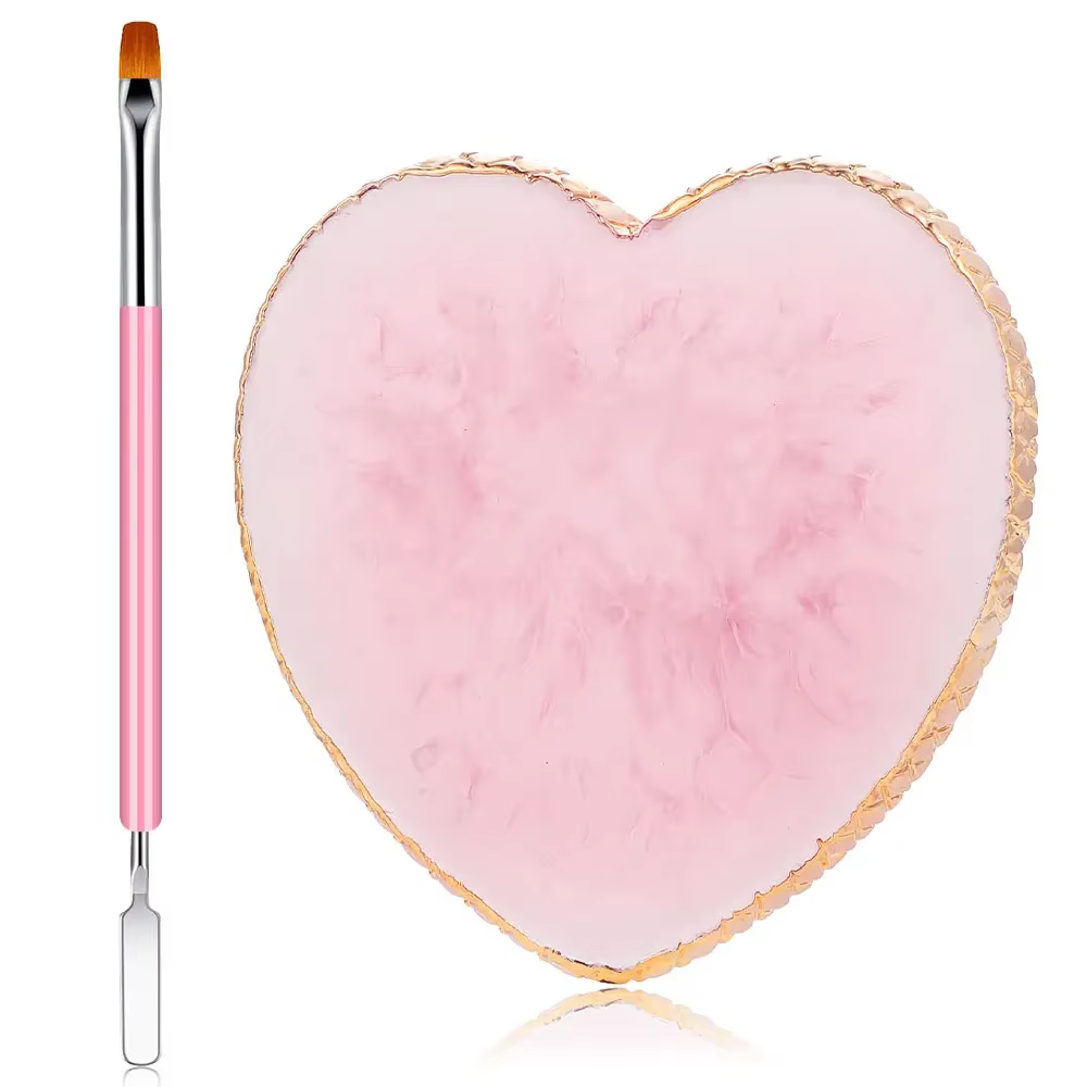 Palette et brosse pour Nail Art, pointe de conception, peinture, dessin, affichage, sculpture, stylo