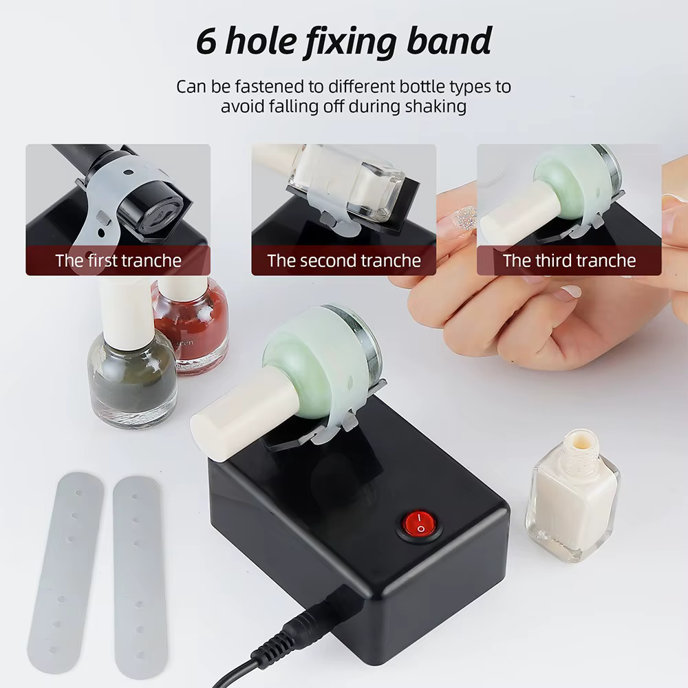 Agitateur électrique pour vernis à ongles, encre de tatouage, mélangeur de pigments, vernis à ongles