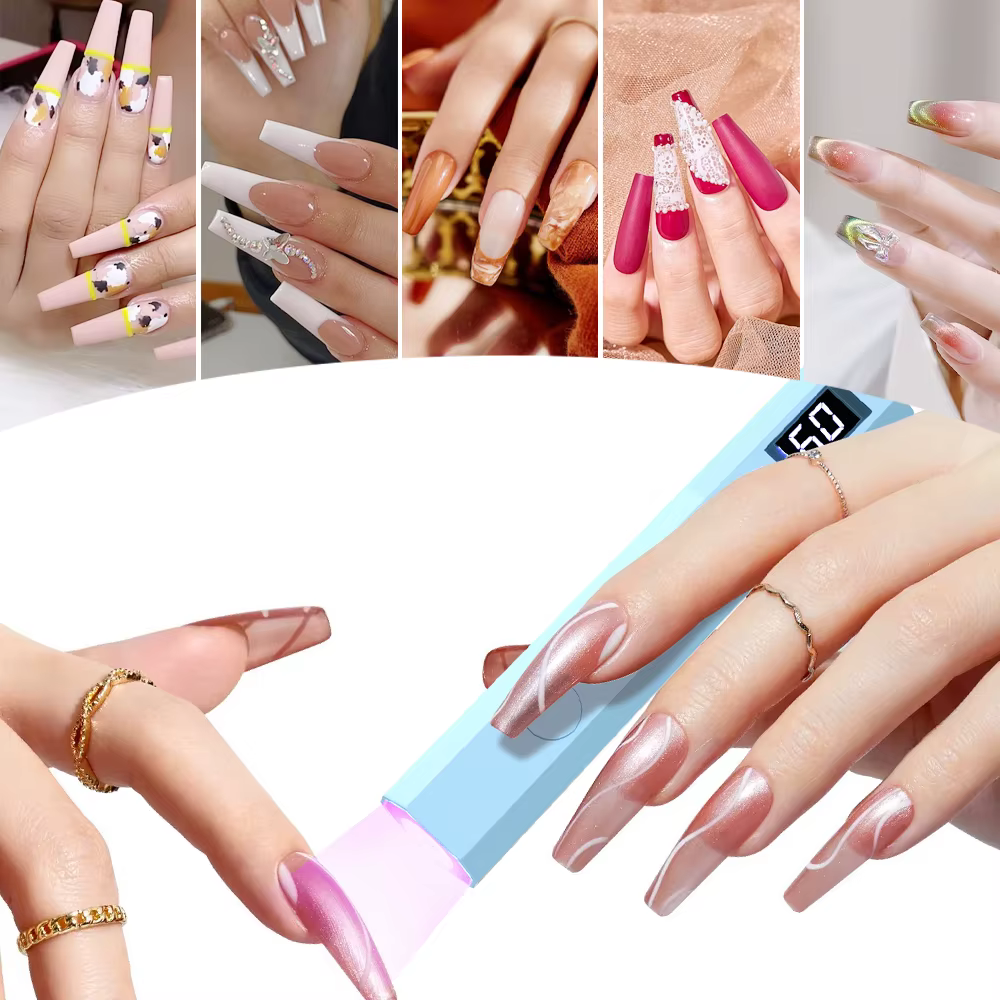 YIKOOLIN Mini lampe UV/LED portative pour manucure des ongles lampe à LED pour le durcier tous les o