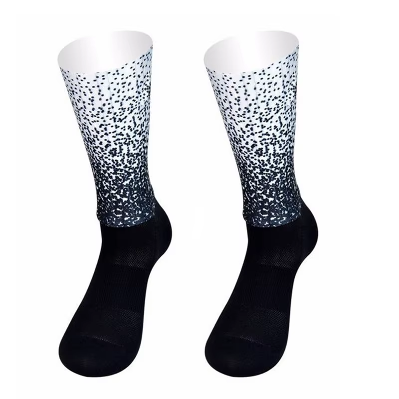 Nouveau été Aero vélo équipe cyclisme chaussettes Gel de silice antidérapant respirant Pro course ch