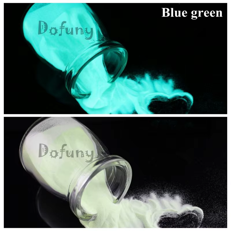 Shoous Phxing-Poudre de paillettes pour ongles, poudre de résine acrylique phosphorescente, pigment 