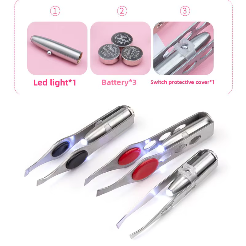 Pince à épiler Portable en acier inoxydable, 1 pièce, Design intelligent, pour enlever les poils des