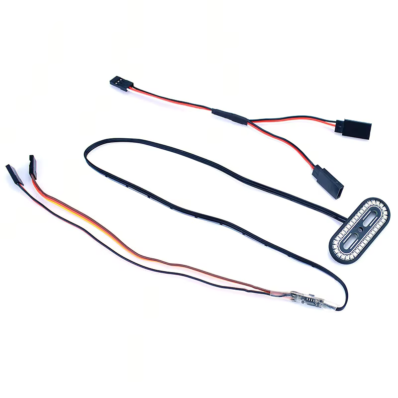Feu arrière Flash pour voiture RC, plusieurs Modes, pour RC Traxxas Axial ARRMA MJXRC FMS YIKONG LOS
