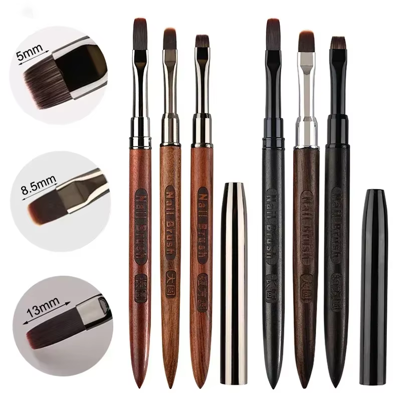Pinceau de peinture en gel pour ongles, accessoire de construction d'ongles en acrylique, pinceaux d