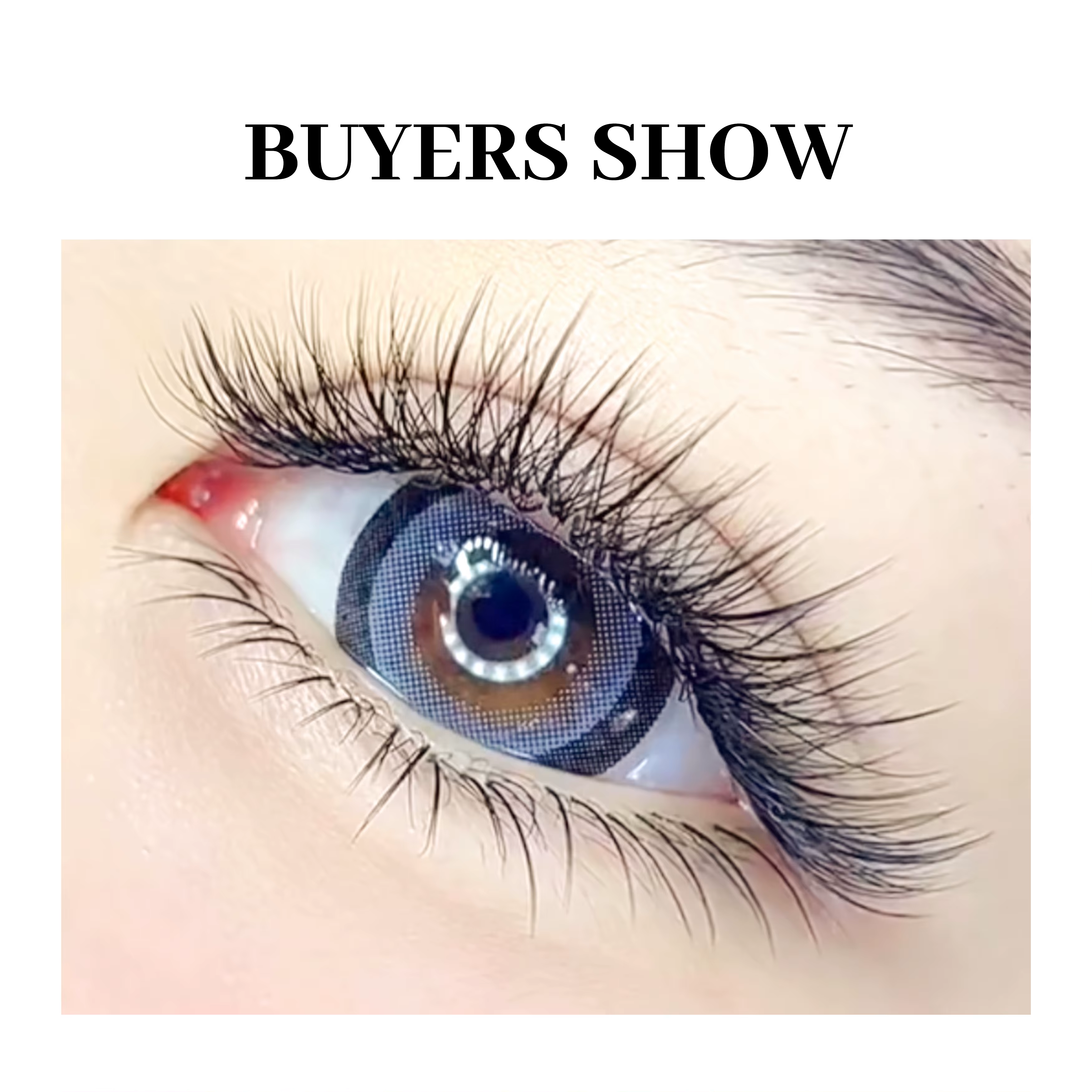 XIUSUZAKI 3D W trois cœurs Triple conseils cils W forme Extensions de cils Blister naturel préfabriq