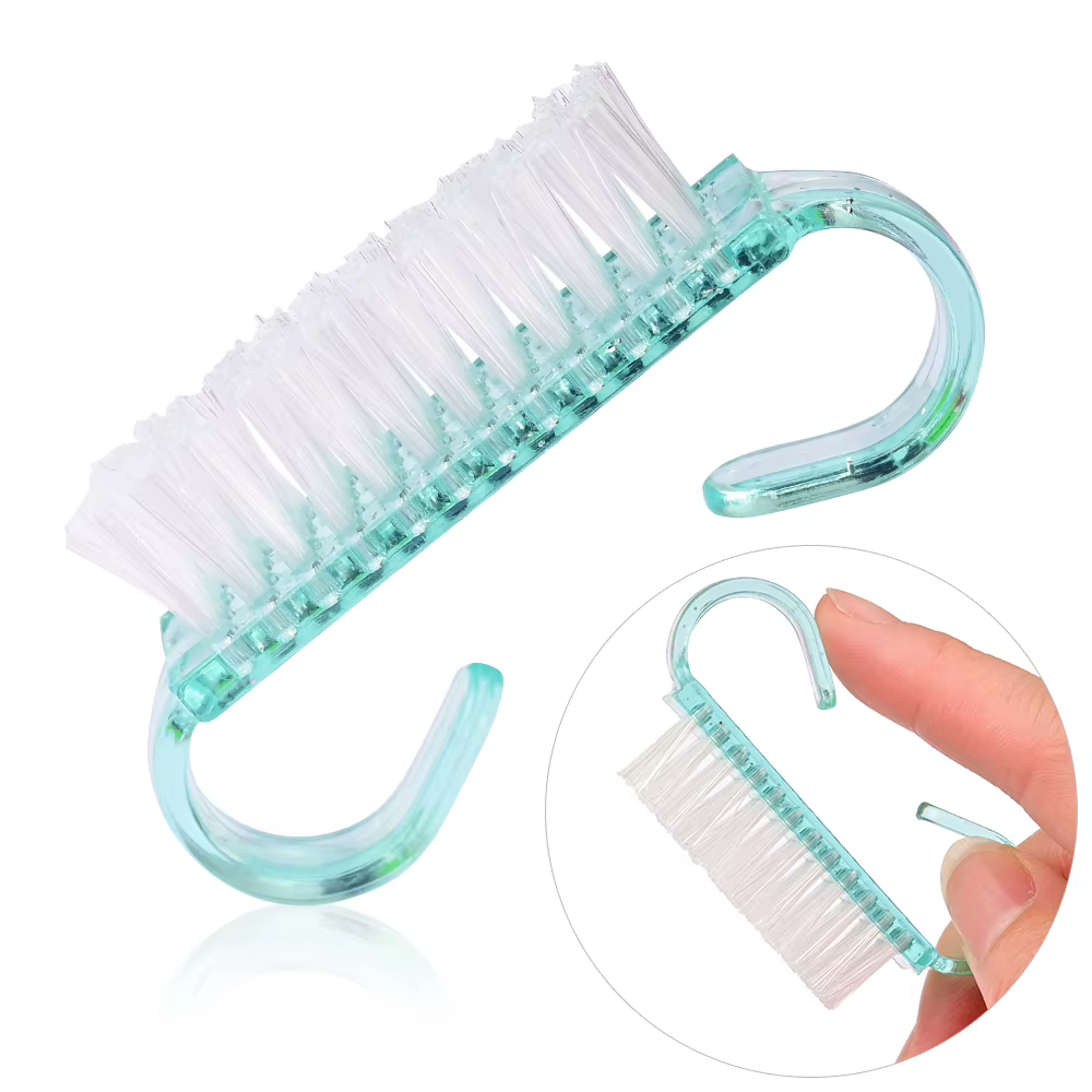 5/10 pièces nettoyeur dur corne brosses à ongles 5 couleurs Nail Art manucure pédicure enlever la po