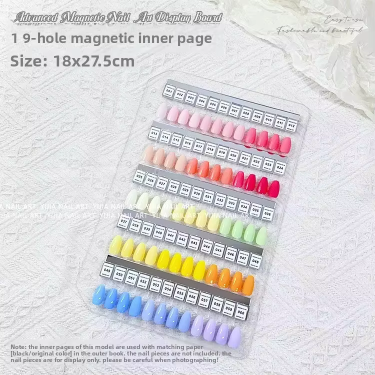 Ail – Palette de couleurs magnétiques en acrylique, panneau d'affichage d'échantillon de couleur, li