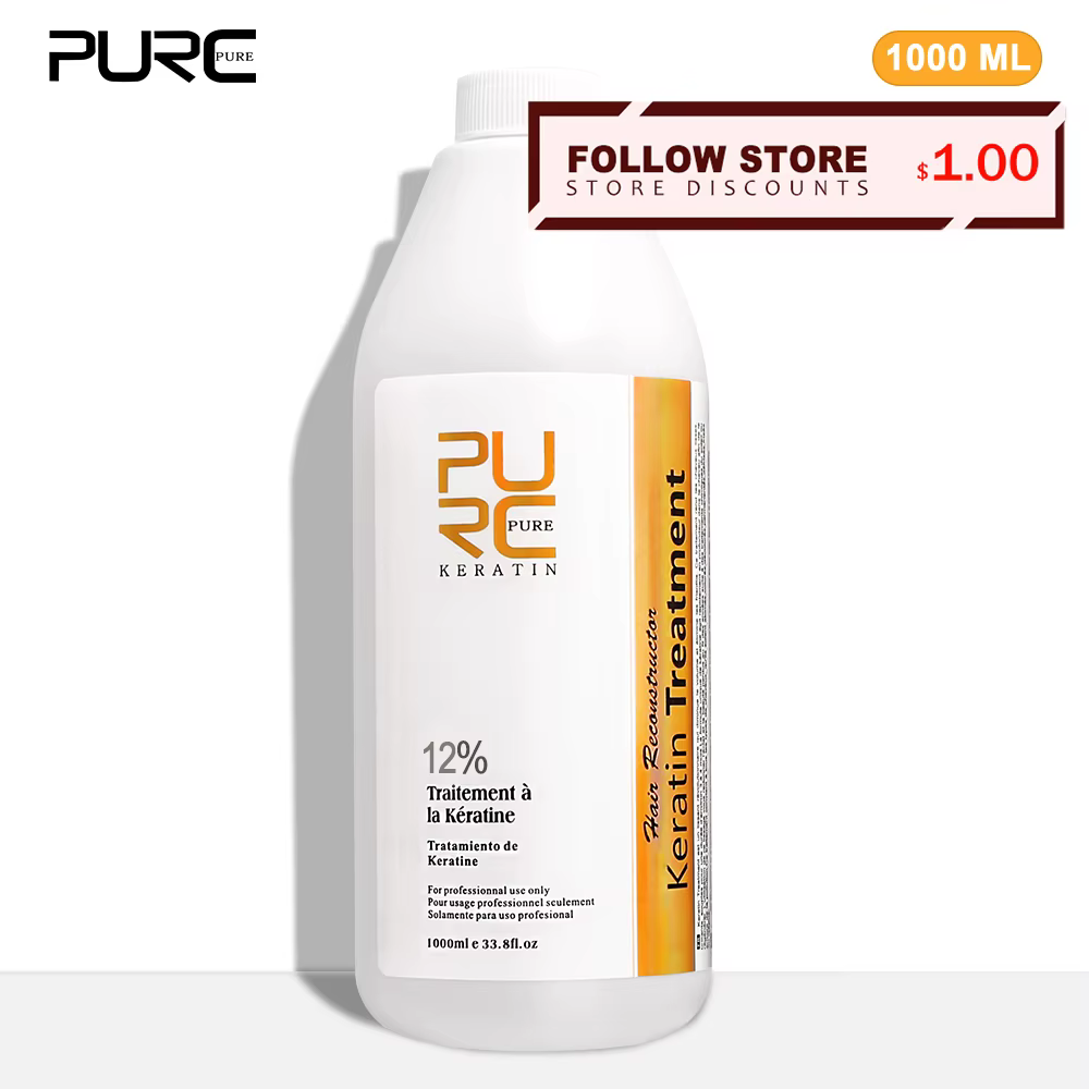 PURC 12% kératine lissante traitement des cheveux élimination des crépus kératine brésilienne pour c