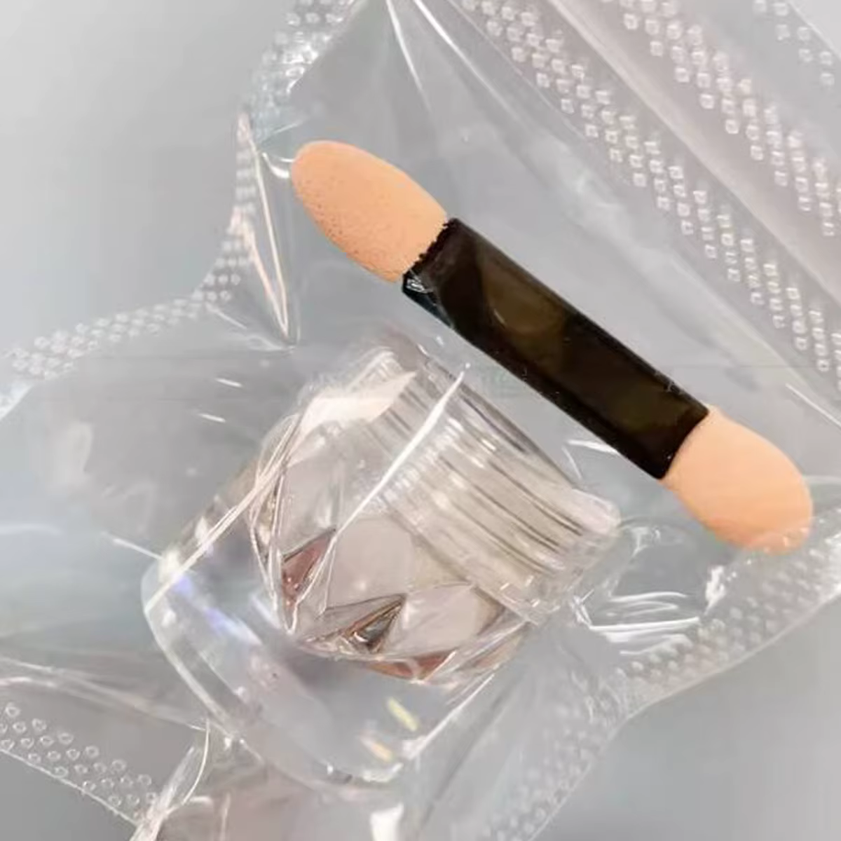 1 pot de poudre à ongles Aurora miroir plaqué haute brillance Net0.5g poudre à frotter blanc perle c