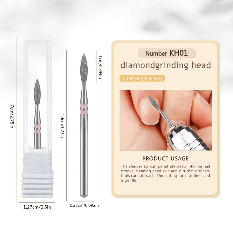 Forets à ongles en diamant, matériau durable, utilisations multiples pour la maison, bricolage, nail