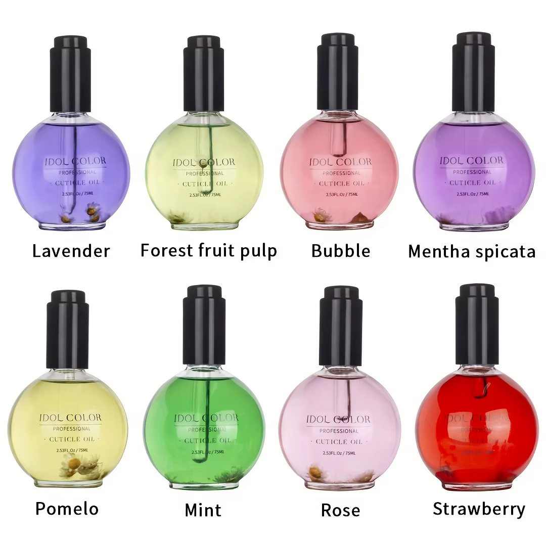 Huile pour cuticules IDOL COLOR, 2,56 FL Oz, répare et restaure les cuticules - Traitement spa biolo