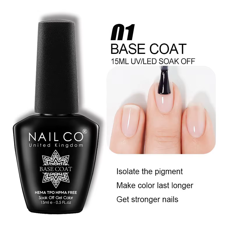 NAILCO HEMA TPO FREE UV 15ml Vernis à ongles en gel pour manucure, vernis hybride, Gellak semi-perma