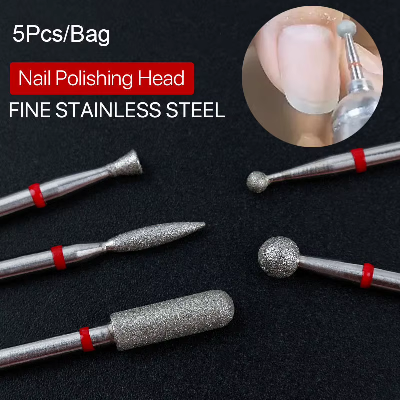 Foret à ongles en diamant, fraise pour manucure, fraise rotative électrique, outils pour cuticules, 