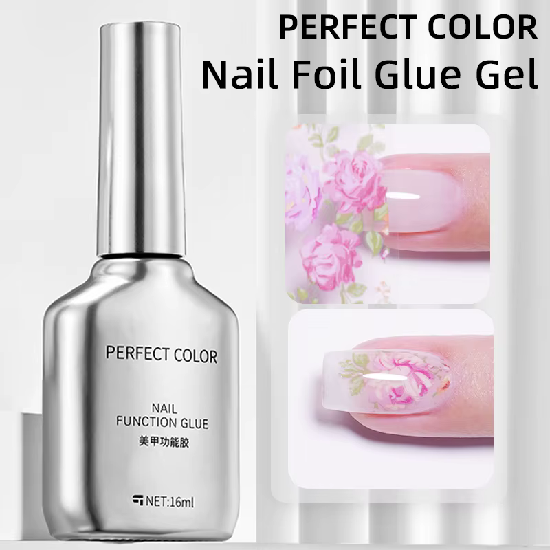 COLOR parfait feuille de colle pour ongles Gel 16ML feuille de transfert Gel pour ongles autocollant
