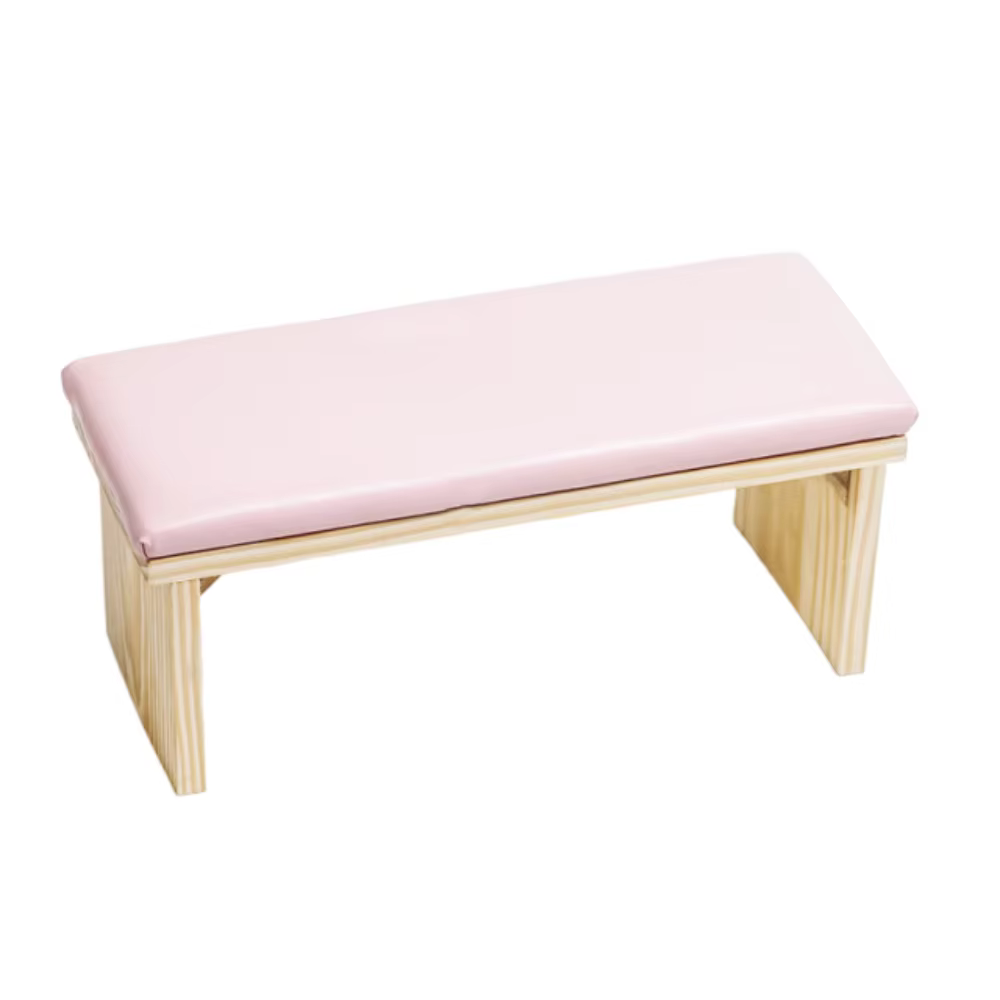 Support de manucure ergonomique antidérapant en bois avec coussin de repose-bras imperméable et conf