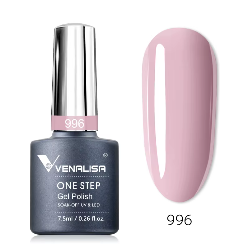 3 en 1 VENALISA une étape vernis à ongles couverture complète magnifique couleur tremper UV LED vern