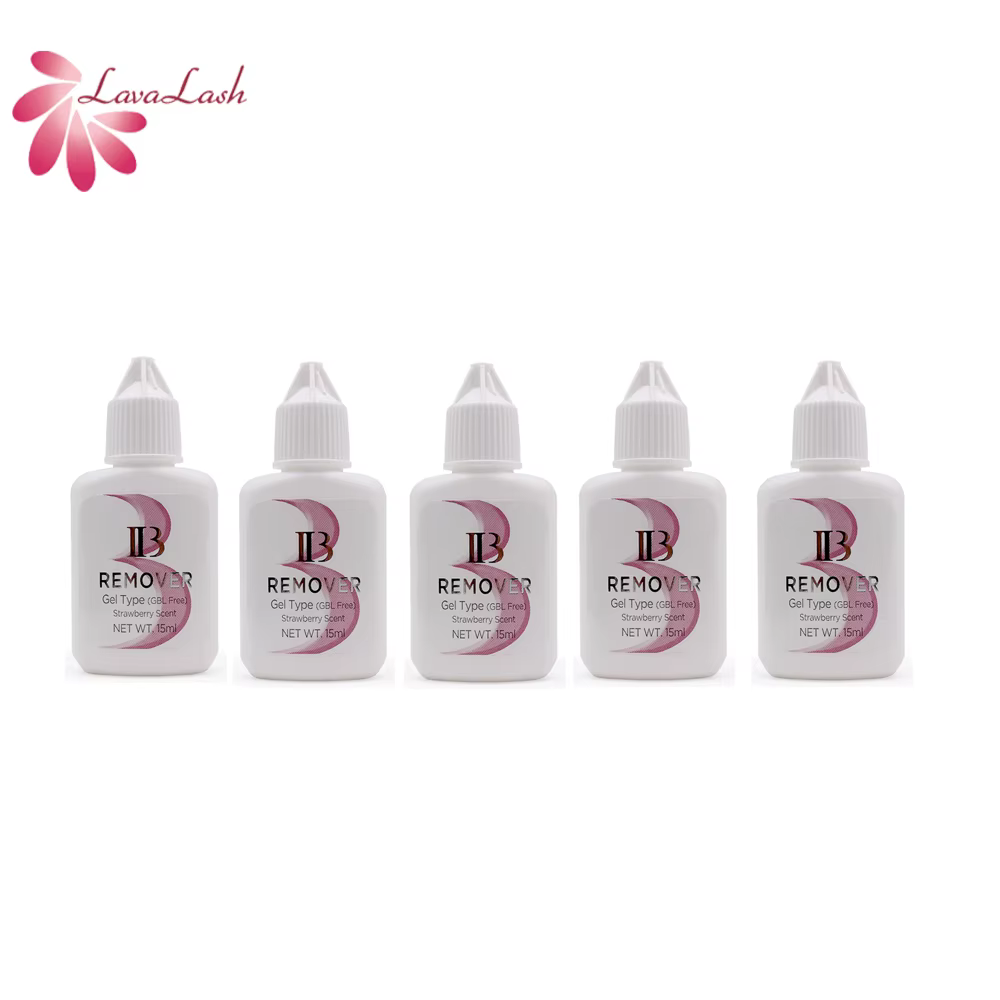 I Beauty – dissolvant de Gel transparent IB, 5 bouteilles, sans GBL, pour Extensions de cils, colle 