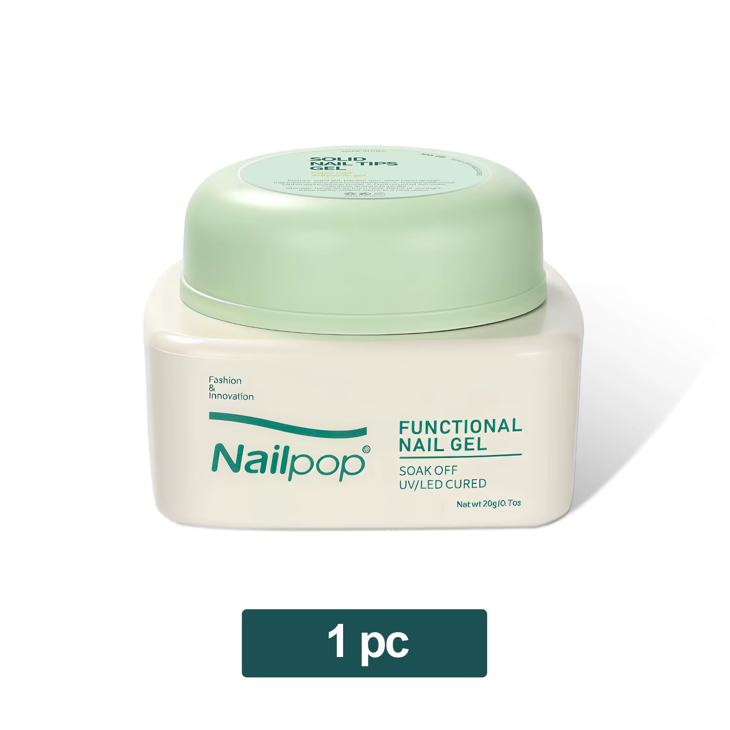 Nailpop – colle Gel solide pour ongles à pression, adhésif fort, pointe de Gel transparente, Gel UV 