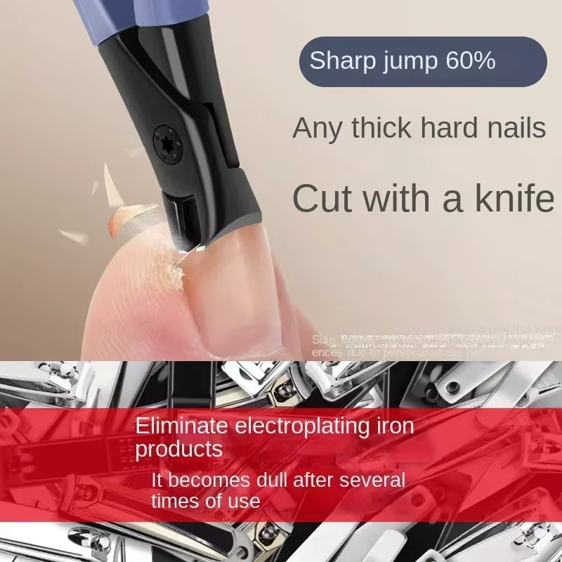 Coupe-ongles anti-éclaboussures, simple, épais, dur, spécial, grande taille, pour la maison, nouveau