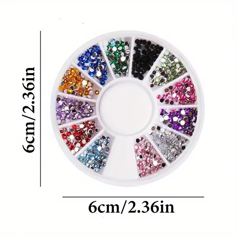 Pièces pour ongles, strass à paillettes, pierres précieuses en cristal, bijoux, perles, accessoires