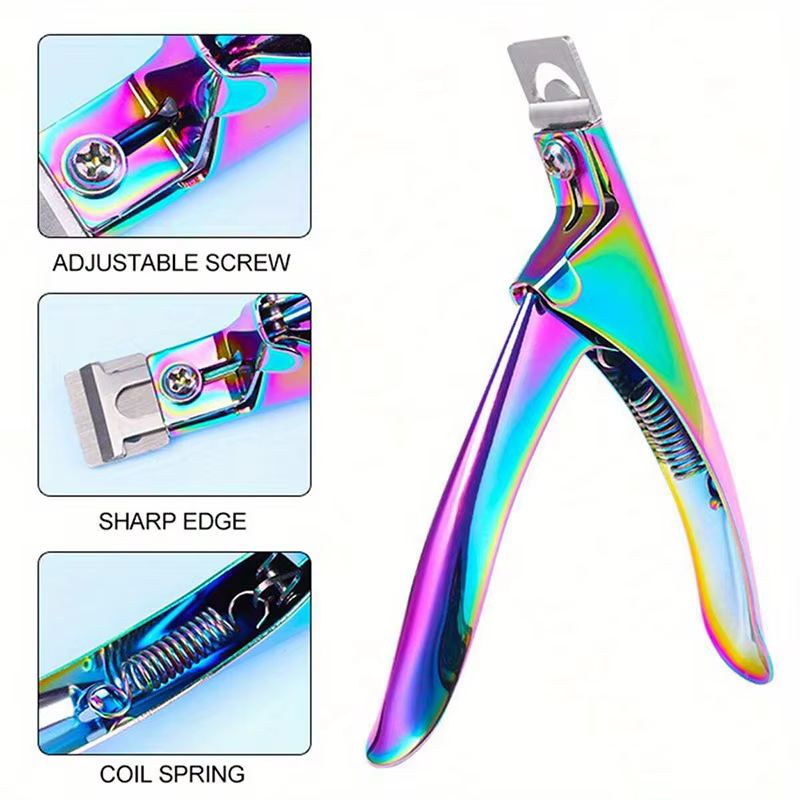 Coupe-ongles en forme de U en acier inoxydable, 1 pièce, coupe-ongles de précision pour manucure et