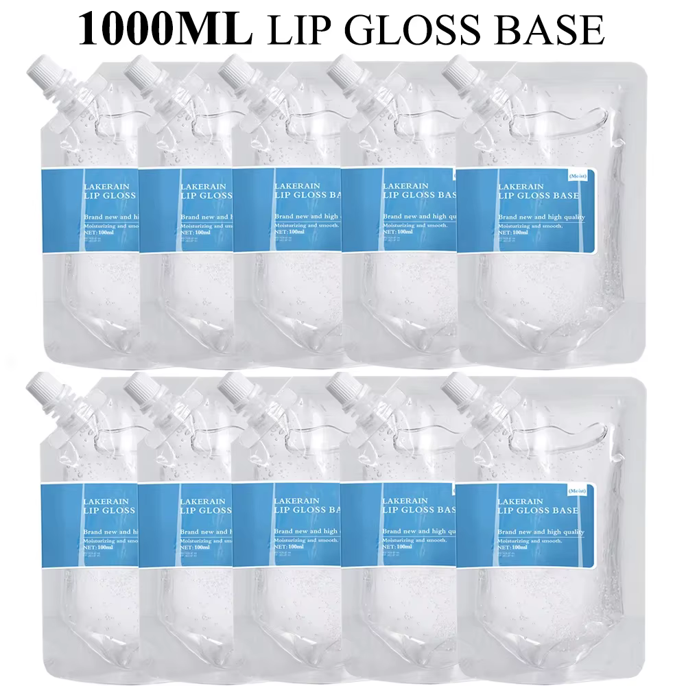 Gel de base transparent Jules Gloss en vrac, matériel de rouge à lèvres hydratant bricolage, fait à
