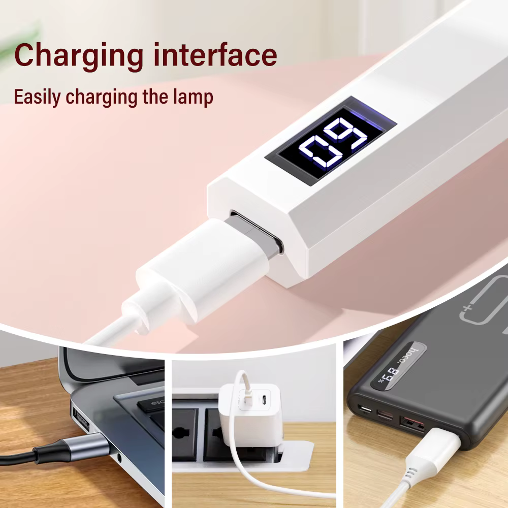 YIKOOLIN lumière UV/LED portative pour ongles 12W Mini lumière UV Portable pour ongles en Gel 2 régl