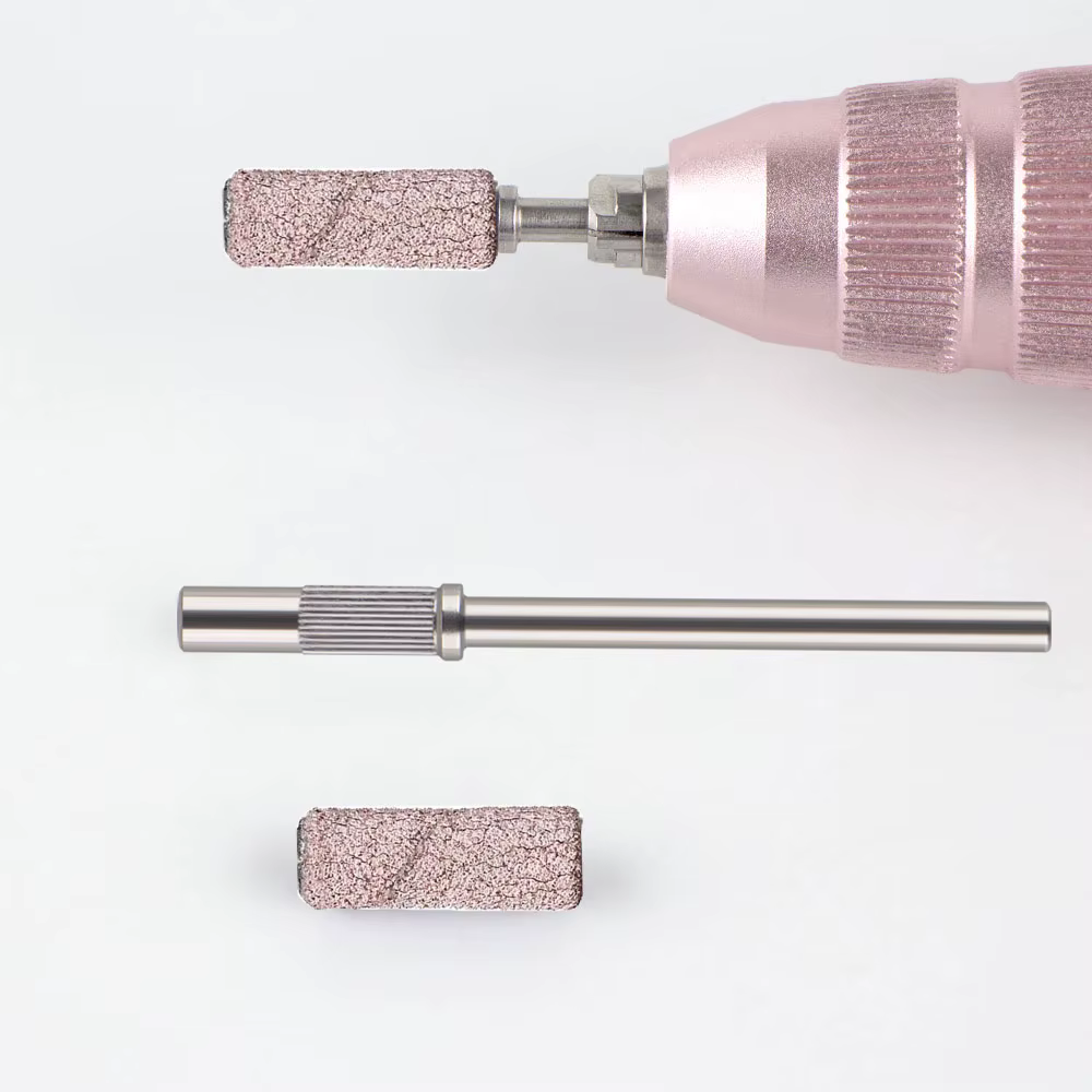 100 pièces bandes de ponçage pour perceuse à ongles avec 2 pièces jeu de mèches de mandrin, Mini pet