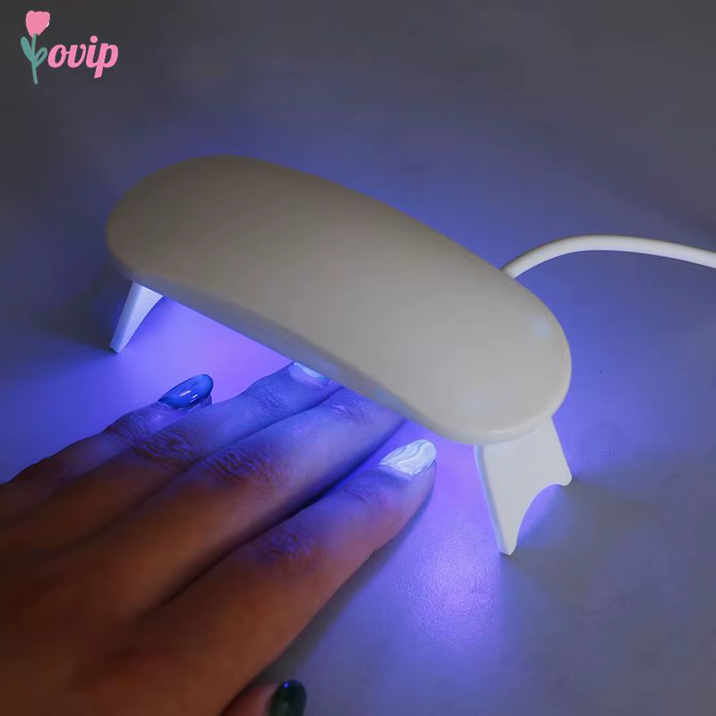 Lampe LED UV 6W sèche-ongles, portable, câble micro USB, usage domestique, vernis gel, 3 LED, outils