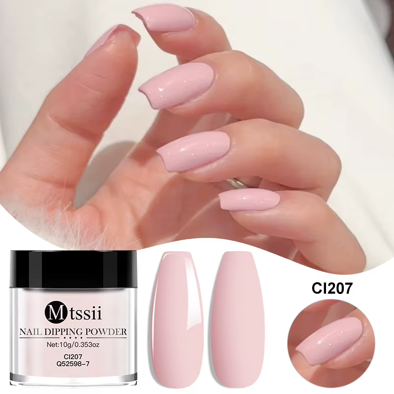 Poudre à tremper acrylique pour ongles, 10g, pas besoin de lampe, traitement naturel sec, longue dur