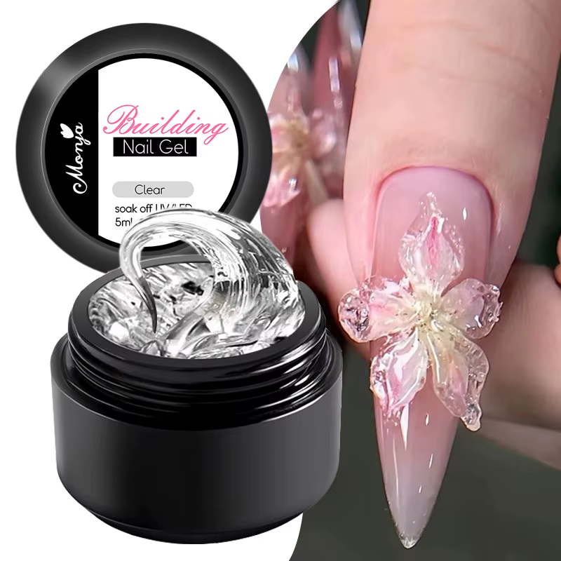 Vernis à ongles Gel transparent antiadhésif pour extensions de mains, 5/15ml, façonnage/sculpture/sc