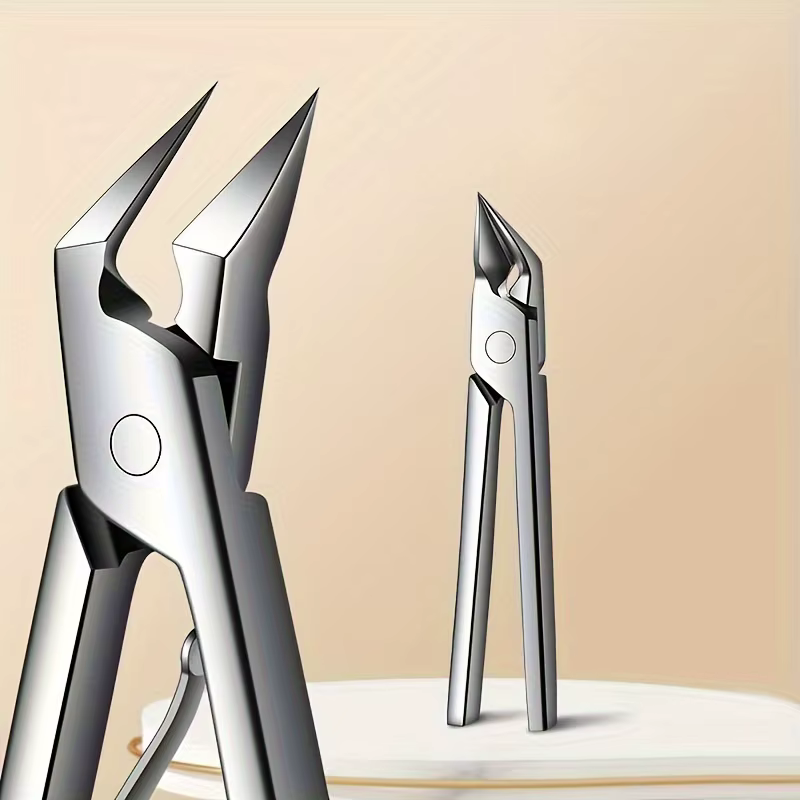 Coupe-ongles professionnel épais avec corps en acier inoxydable, pour le soin des ongles et l'élimin