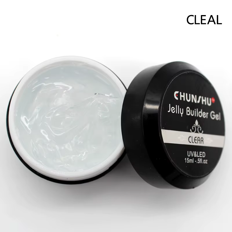 CHUNSHU gelée constructeur ongles Gel paillettes dur Gel Extension par formes d'ongles pour ongles A