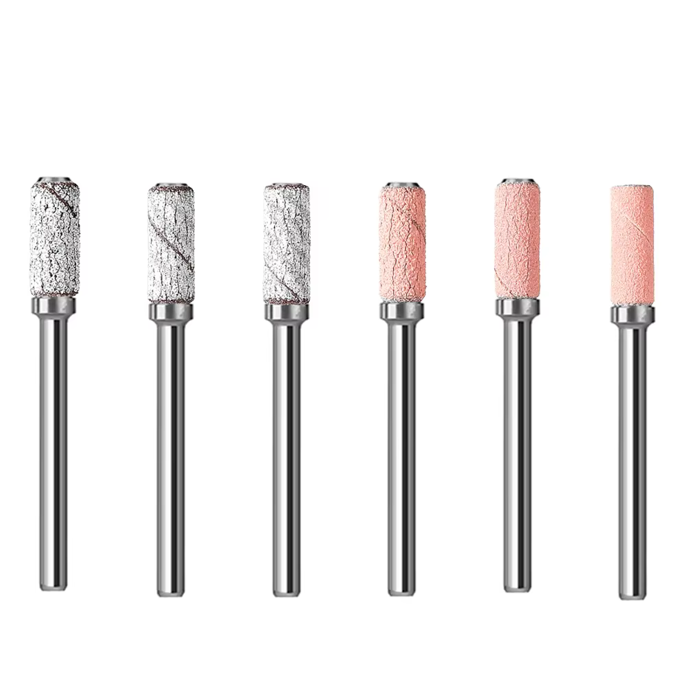 Mèche de mandrin de 3mm pour ongles, bandes de ponçage en acier inoxydable pour manucure, porte-anne