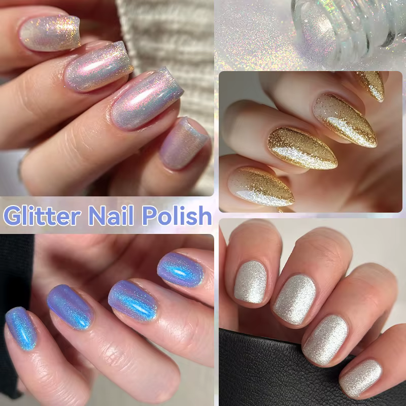 LILYCUTE 7ml vernis à ongles paillettes coloré brillant paillettes perle Nail Art bricolage décorati