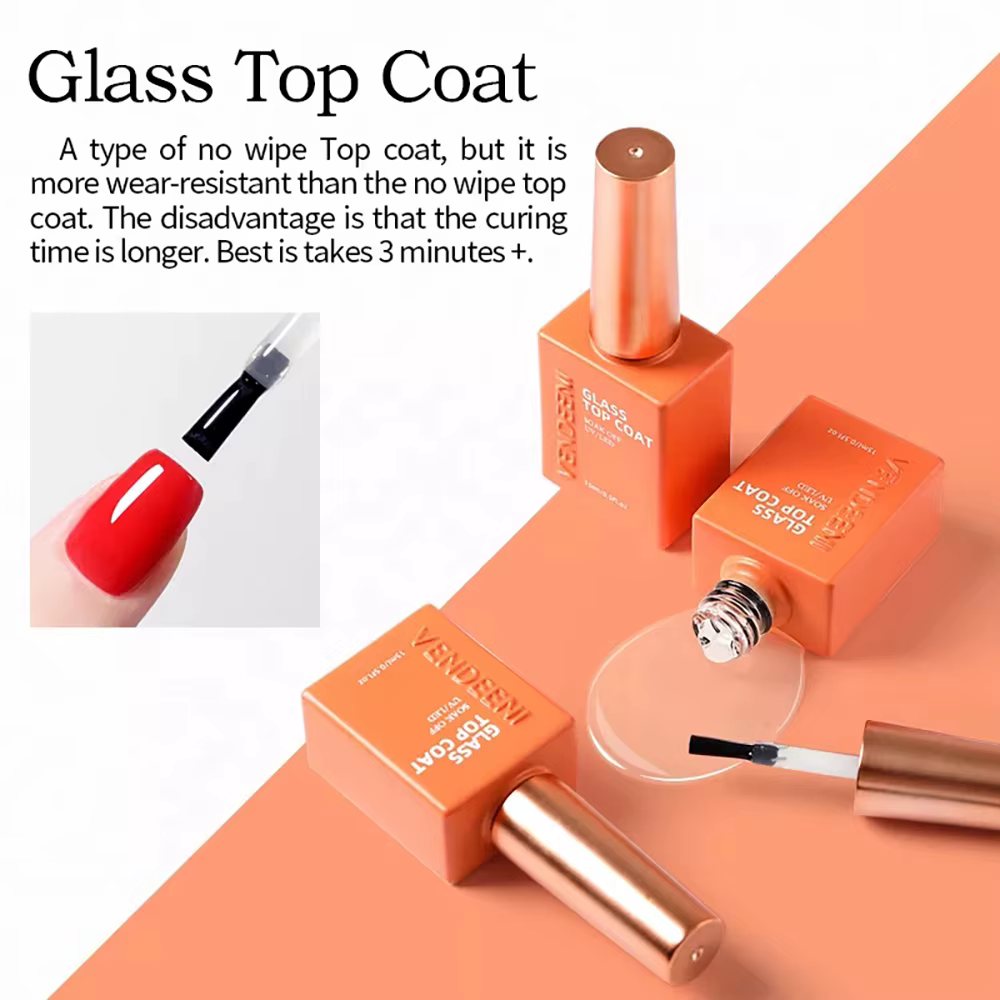 Vendeeni 11 types d'art des ongles Gel fonctionnel couche de finition couche de base russe mat couch