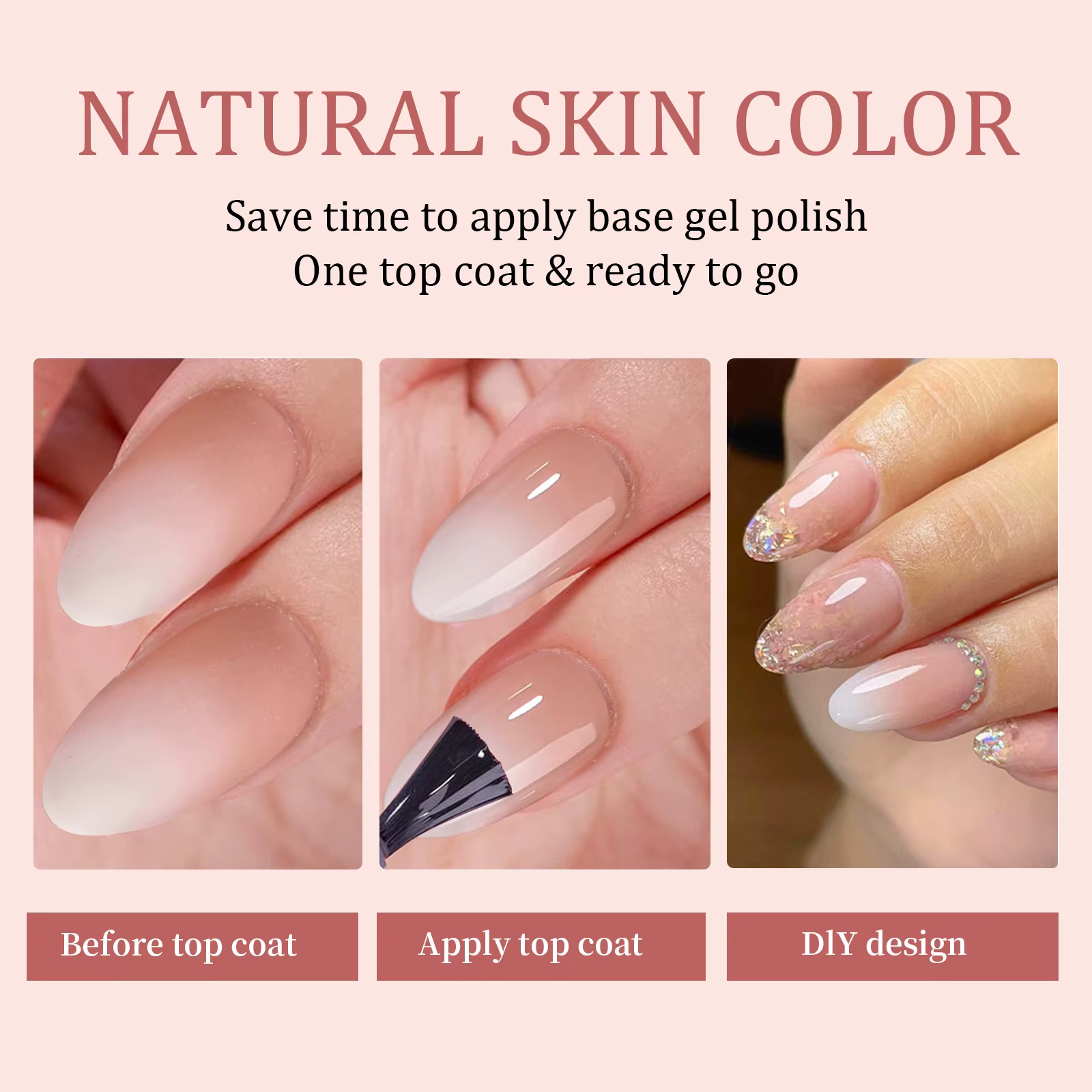 150 pièces dégradé couleur nue amande portable faux ongles conseils presse sur ongles acryliques amo