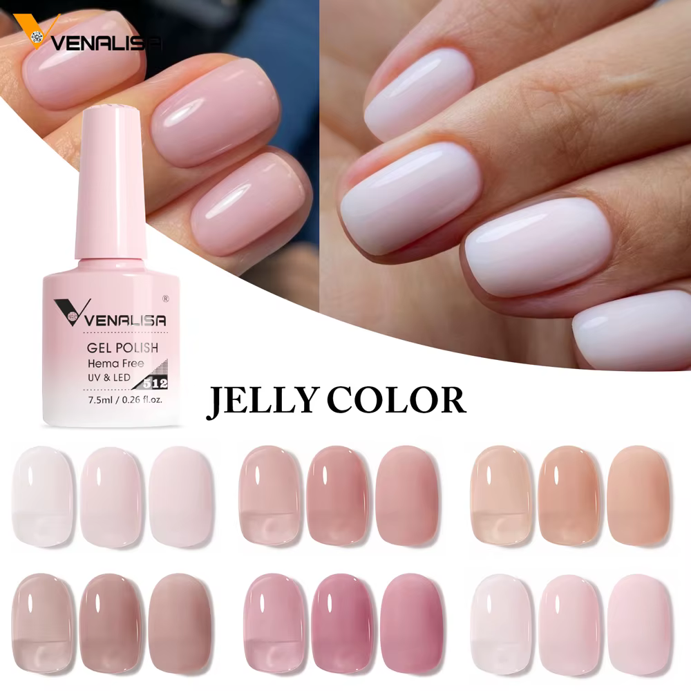 Venalisa VIP5 vernis à ongles HEMA/TPO gratuit couverture complète belle Semi permanente tremper UV 