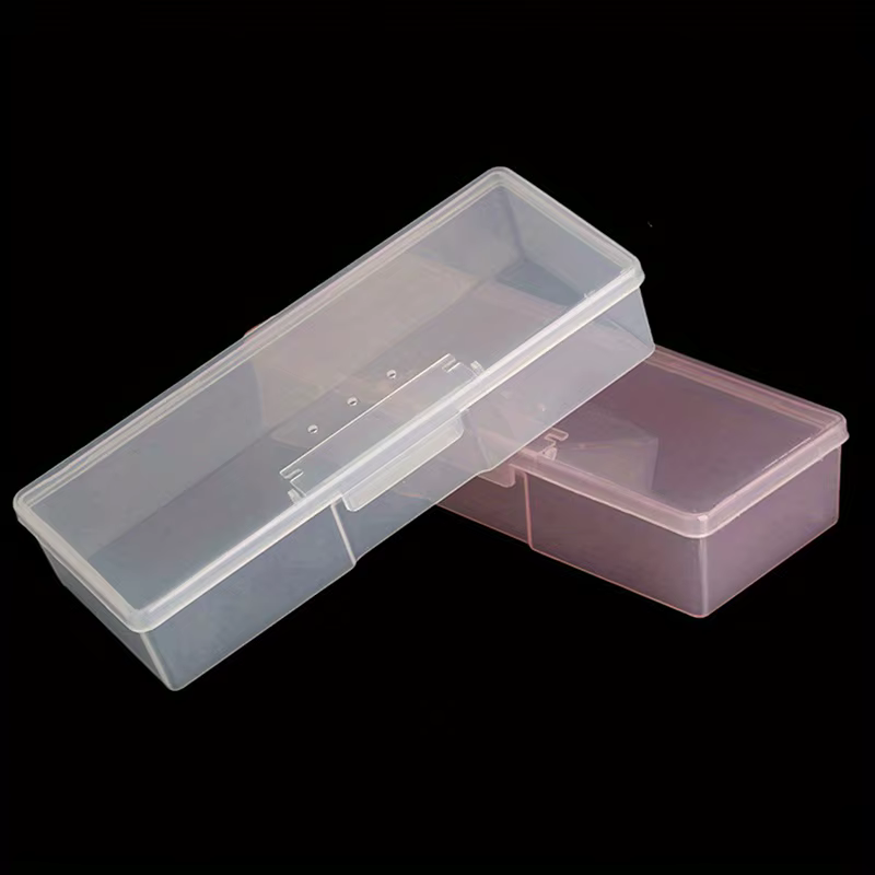 Boîte de rangement pour Nail Art, organisateur d'accessoires pour ongles, conteneur en plastique cub