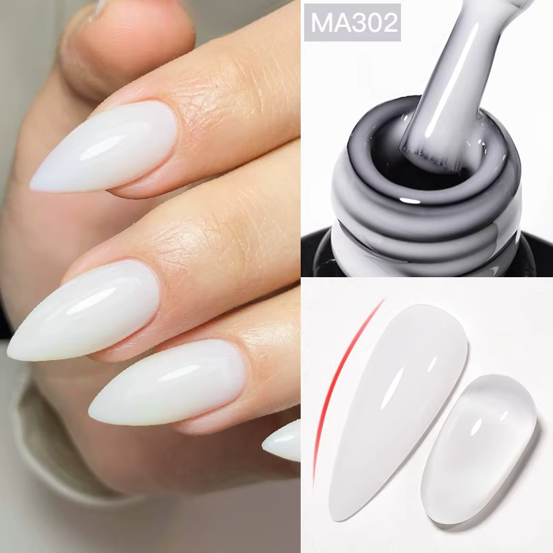 Vernis à ongles Gel Base en caoutchouc nu 2 en 1, Semi-Permanent, coloré, UV LED, pour manucure, ver