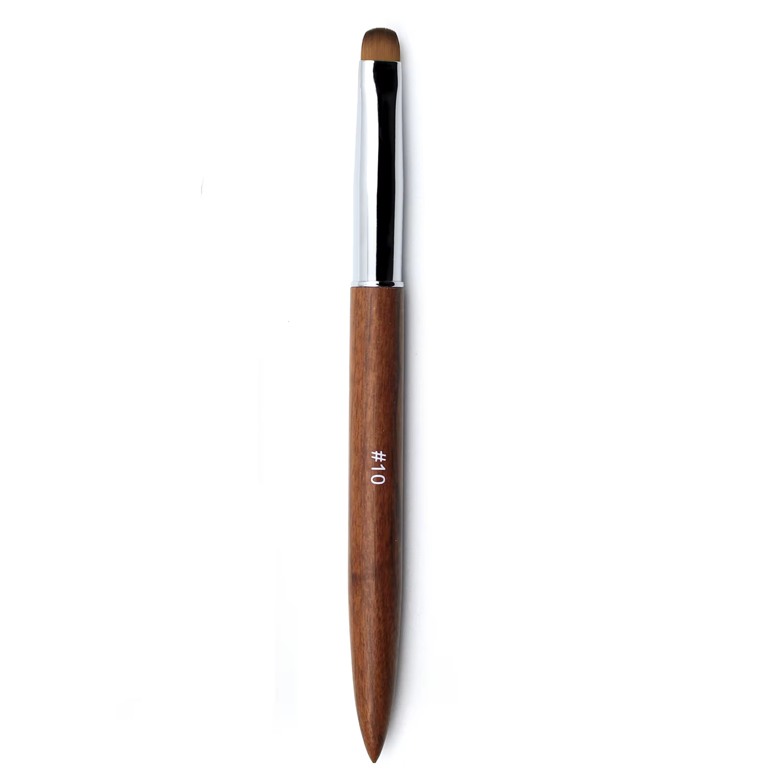 Pinceau à ongles français avec manche en bois de santal, outil de manucure pour dessin, strass, gel 