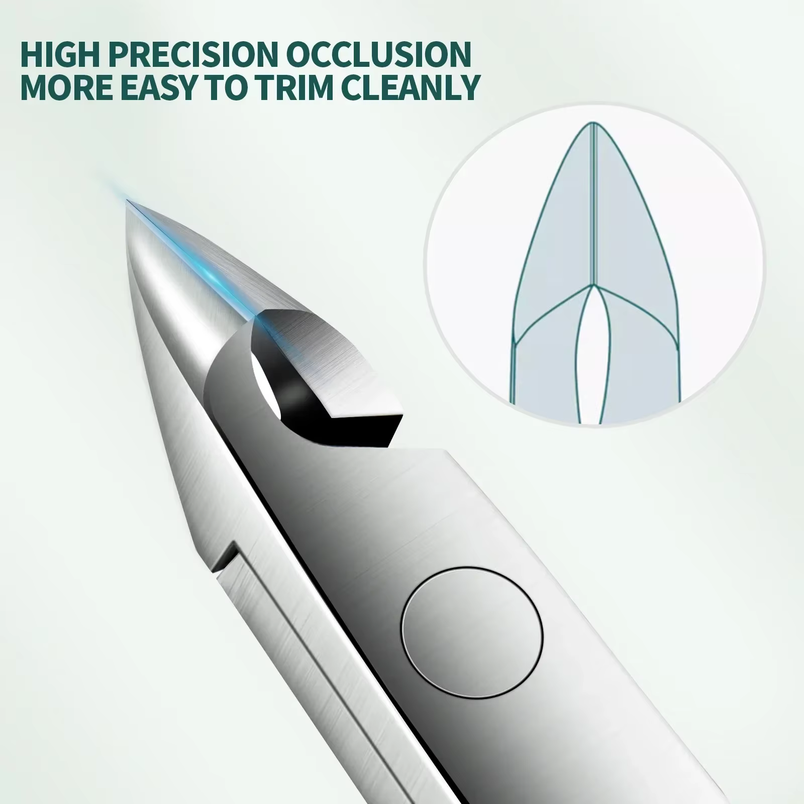 Kit d'outils de manucure Nailpop professionnel en acier inoxydable : coupe-ongles, ciseaux, pince à