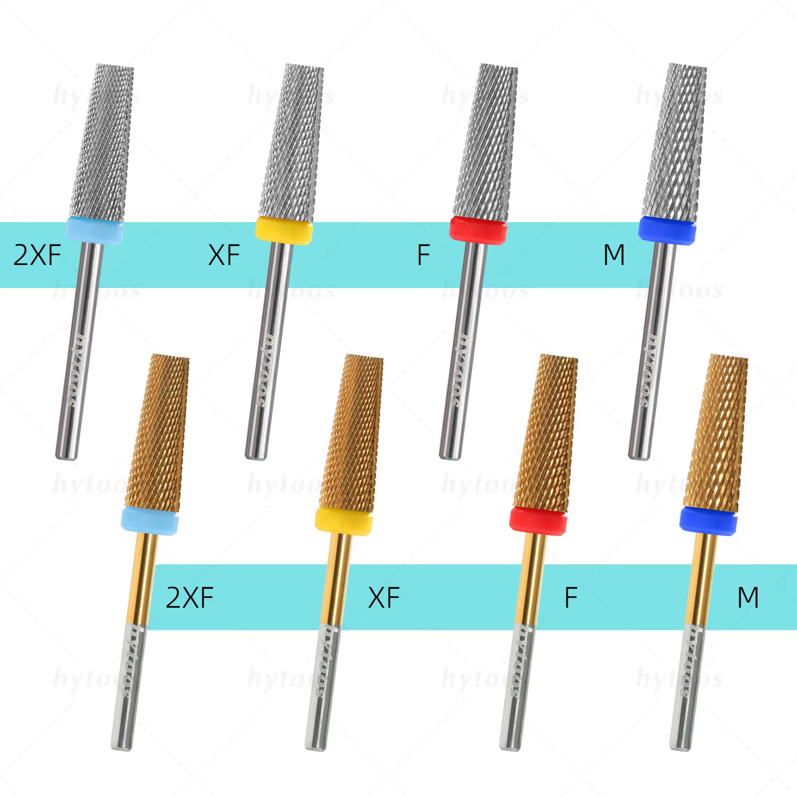 HYTOOS 5 en 1 forets à ongles 16mm bout à ongles en carbure conique à dessus plat enlever outil de G